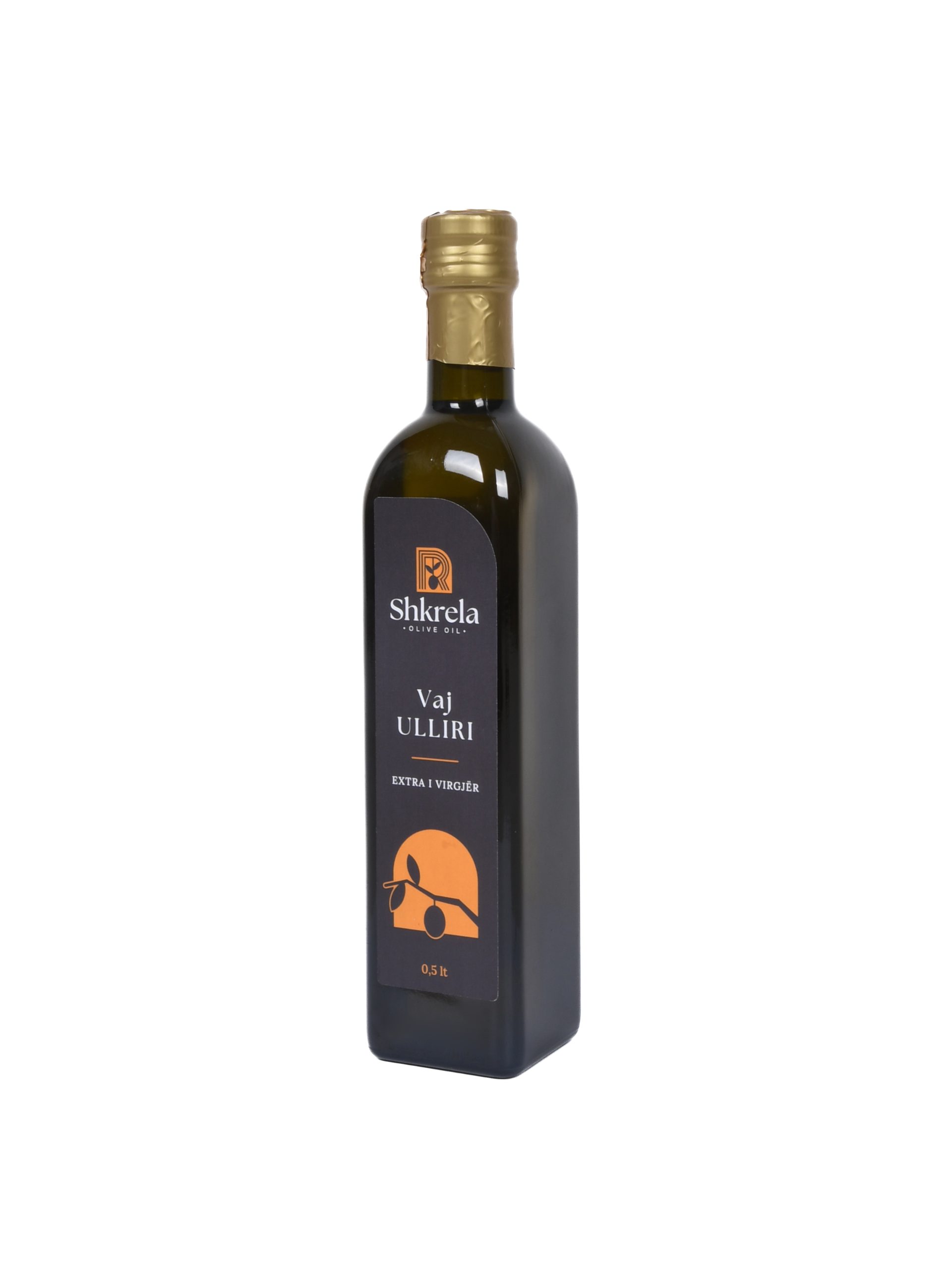 Purchase Shkrela’s 0.5L bottle of premium organic extra virgin olive oil. Cold-pressed and certified, this authentic Albanian olive oil offers rich Mediterranean flavor, perfect for cooking and salads.