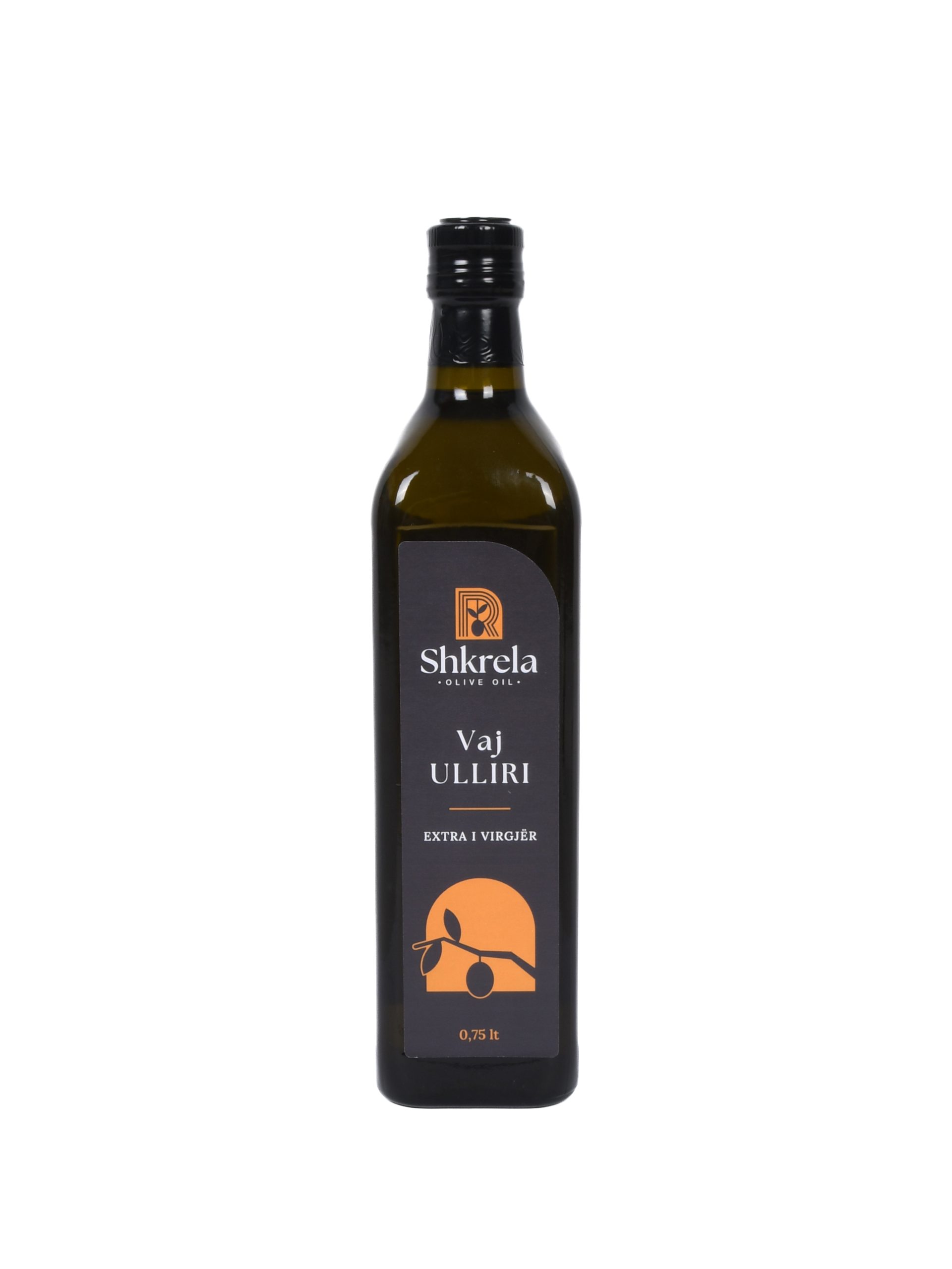 Buy Shkrela’s 0.75L bottle of premium organic extra virgin olive oil. Cold-pressed and certified from Albania, offering rich Mediterranean flavor ideal for cooking and salads.